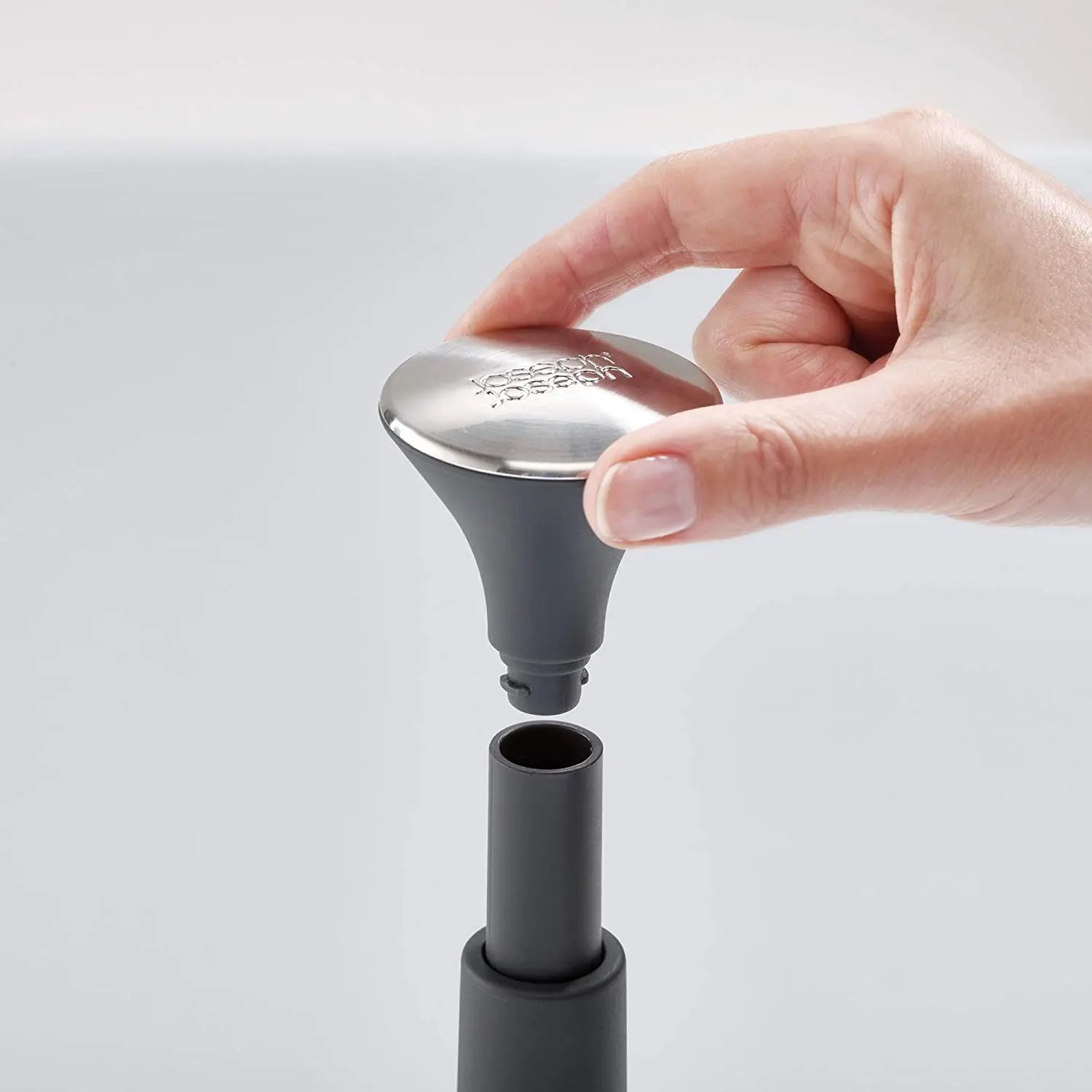 Push & Tear - Kitchen Roll Holder Cleaning & Organization, Grey pattanaustralia